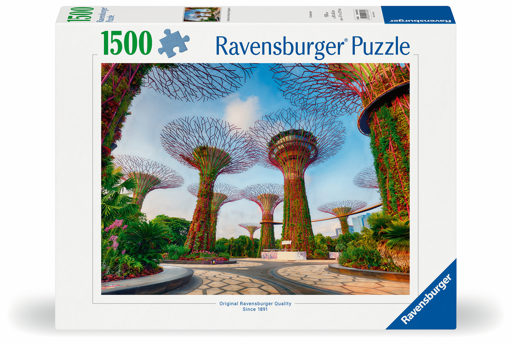 Ravensburger - Puzzle 1500 Teile - Garten an der Bucht in Singapur Ravensburger - Puzzle 1500 Teile - Garten an der Bucht in Singapur