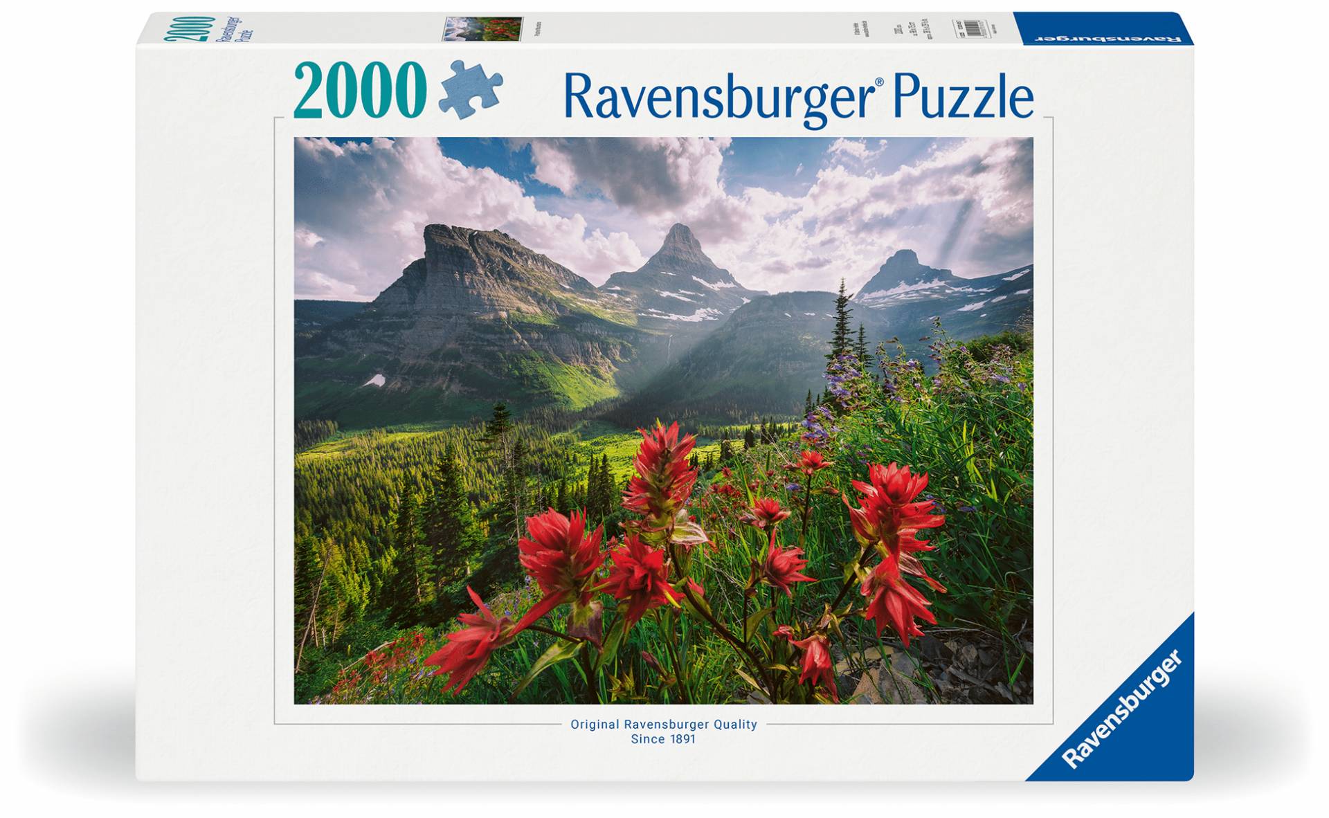 Ravensburger - Puzzle 2000 Teile - Unberührte Berge Ravensburger - Puzzle 2000 Teile - Unberührte Berge