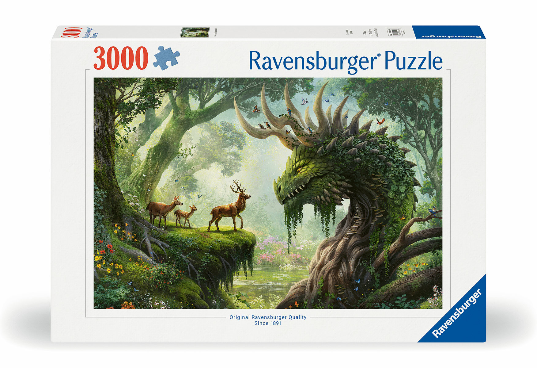 Ravensburger - Puzzle 3000 Teile - Der Walddrache erwacht Ravensburger - Puzzle 3000 Teile - Der Walddrache erwacht