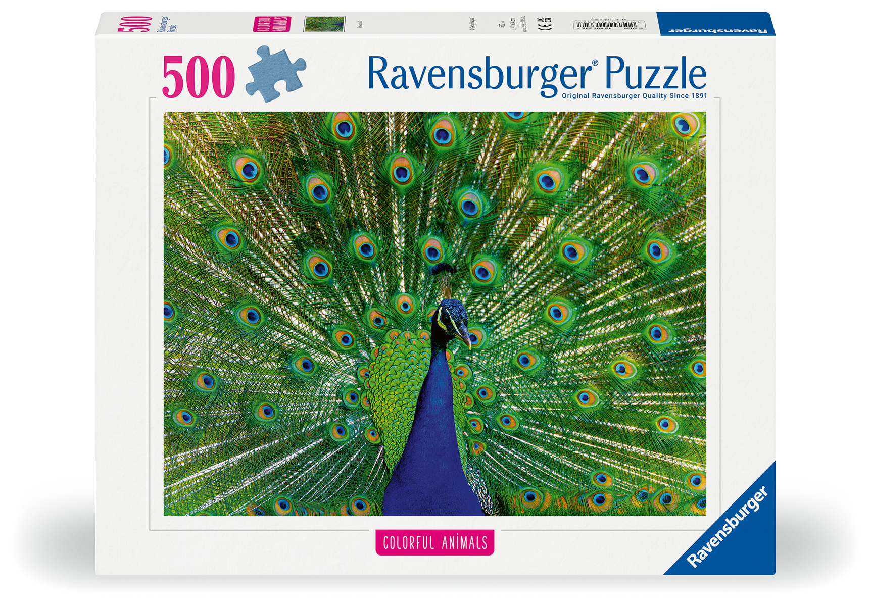Ravensburger - Puzzle 500 Teile - Der Pfau Ravensburger - Puzzle 500 Teile - Der Pfau