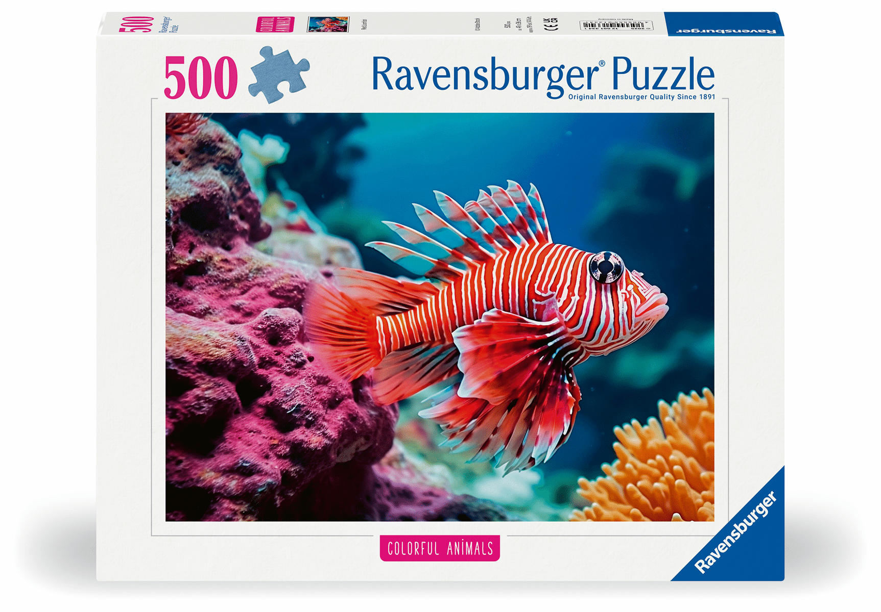 Ravensburger - Puzzle 500 Teile - Der Rotfeuerfisch Ravensburger - Puzzle 500 Teile - Der Rotfeuerfisch