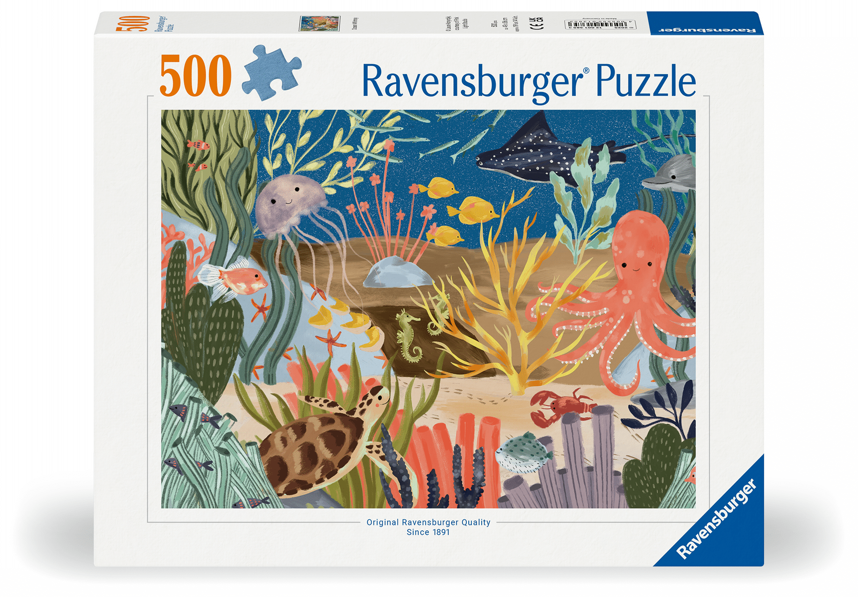Ravensburger - Puzzle 500 Teile - Ozean-Laune Ravensburger - Puzzle 500 Teile - Ozean-Laune