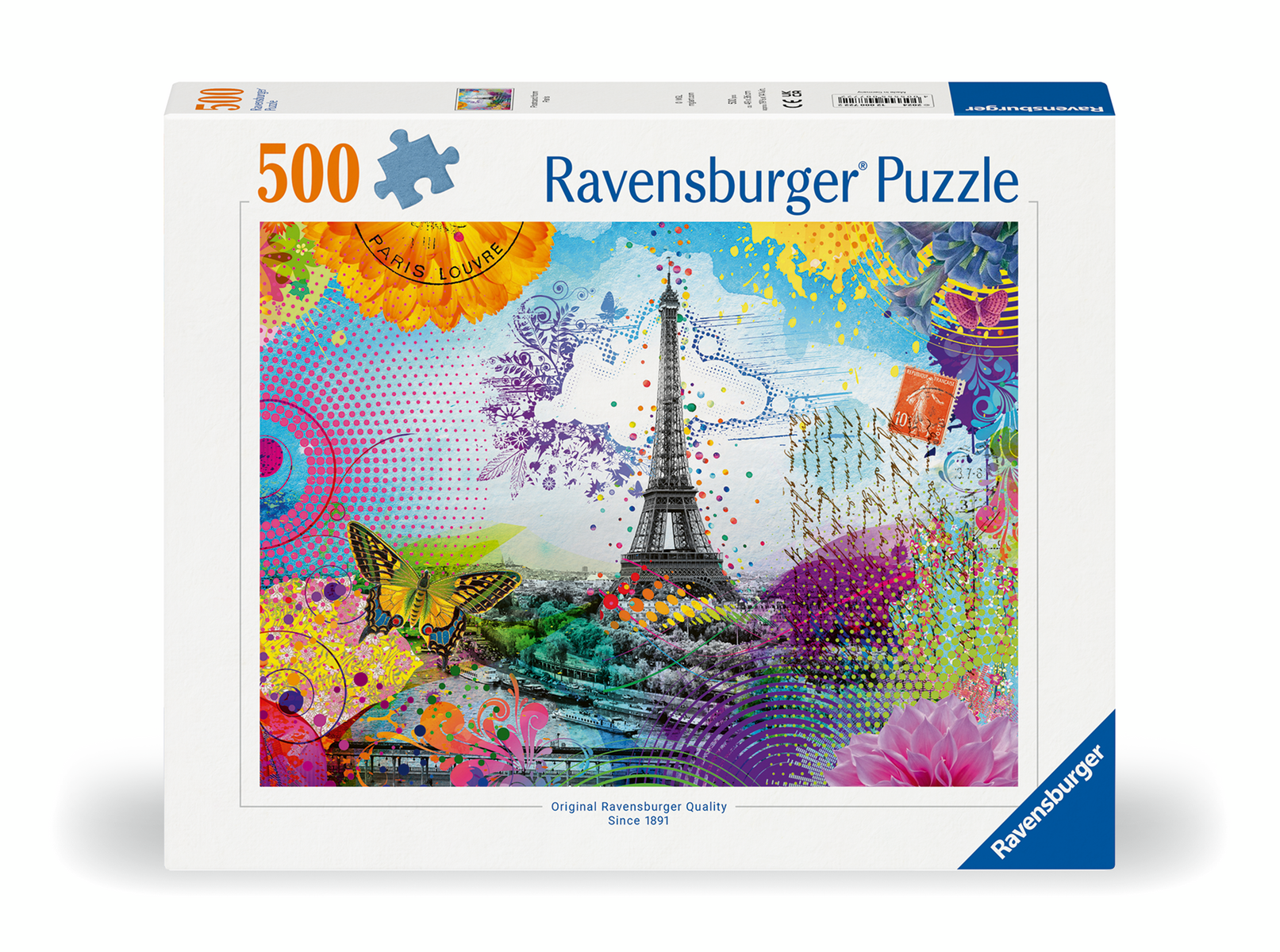 Ravensburger - Puzzle 500 Teile - Postkarte aus Paris Ravensburger - Puzzle 500 Teile - Postkarte aus Paris