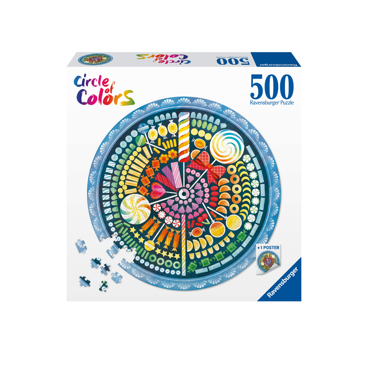 Ravensburger - Puzzle Circle of colors Candy 500 Teile Ravensburger - Puzzle Circle of colors Candy 500 Teile