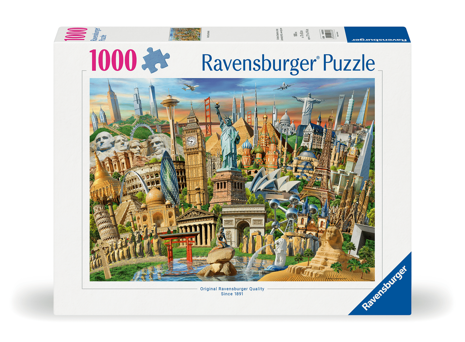 Ravensburger - Puzzle Sehenswürdigkeiten weltweit 1000 Teile Ravensburger - Puzzle Sehenswürdigkeiten weltweit 1000 Teile