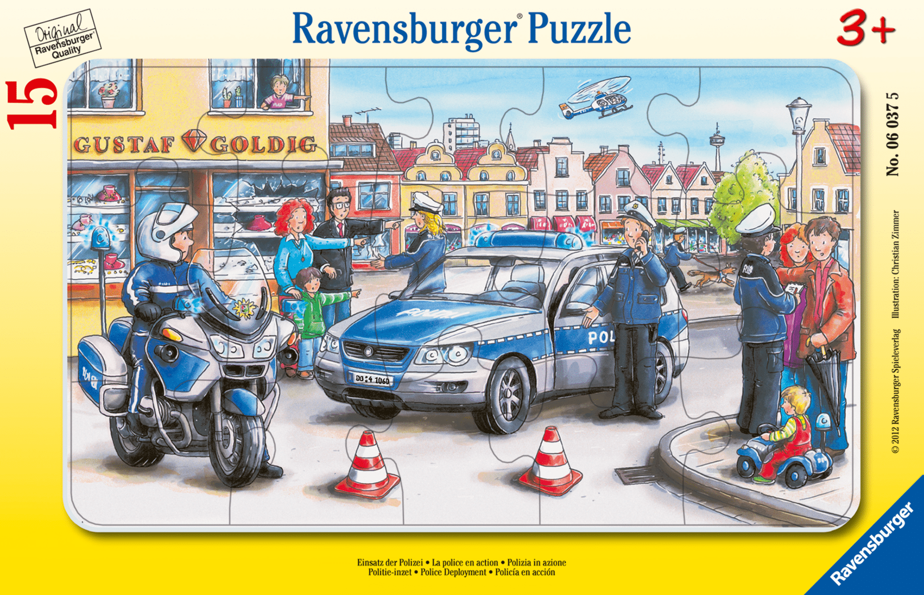 Ravensburger - Rahmenpuzzle Einsatz der Polizei Ravensburger - Rahmenpuzzle Einsatz der Polizei