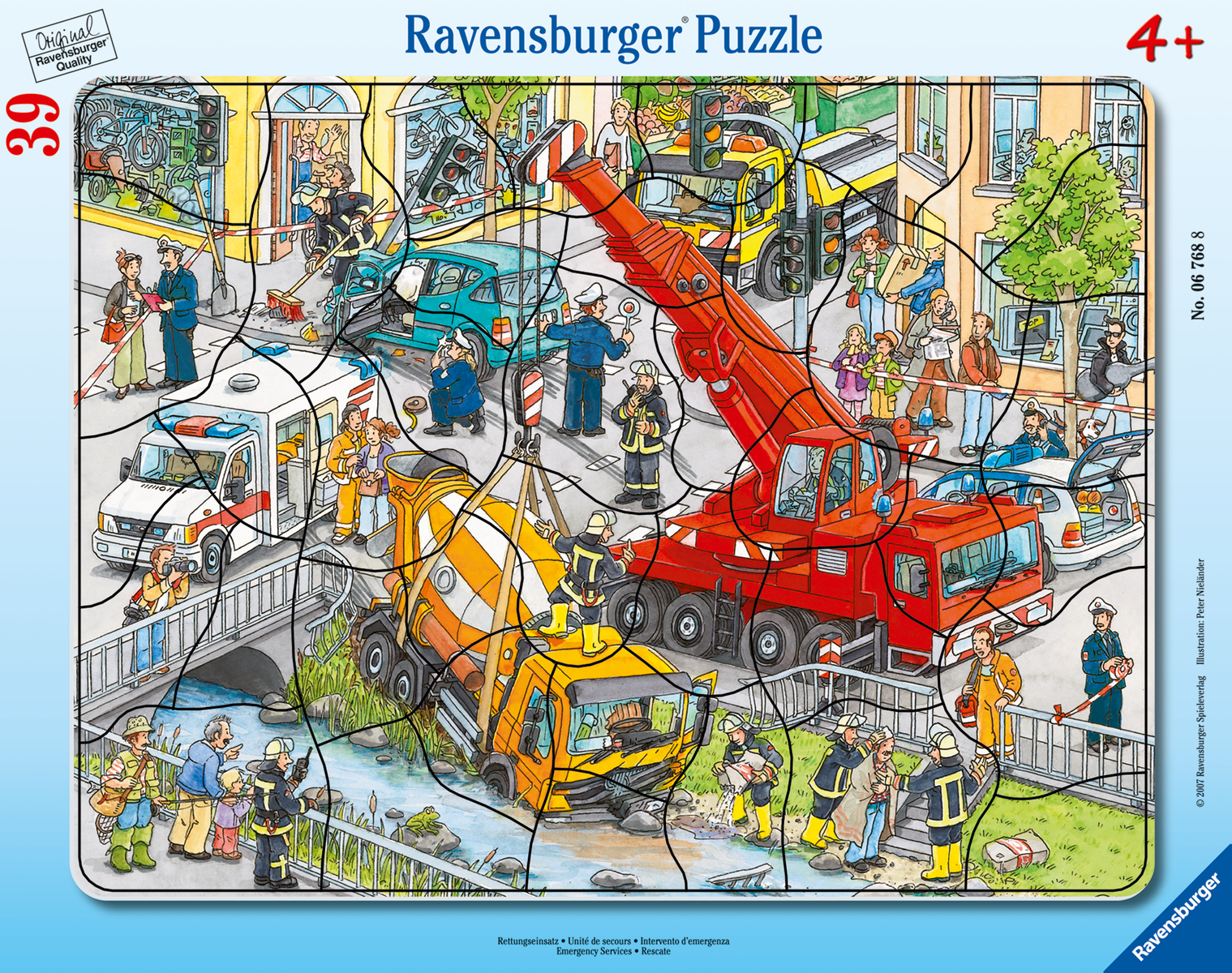 Ravensburger - Rahmenpuzzle Rettungseinsatz 39 Teile Ravensburger - Rahmenpuzzle Rettungseinsatz 39 Teile