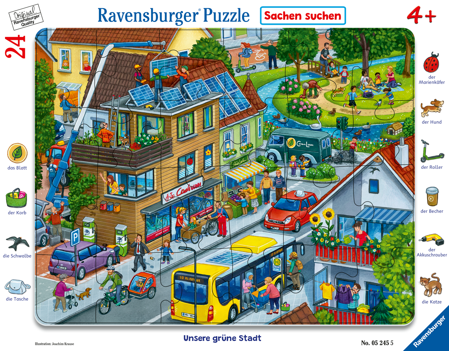 Ravensburger - Rahmenpuzzle Unsere grüne Stadt Ravensburger - Rahmenpuzzle Unsere grüne Stadt