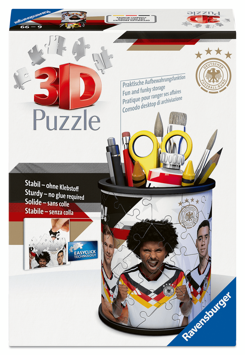 Ravensburger - Ravensburger 3D Puzzle Stiftehalter DFB Ravensburger - Ravensburger 3D Puzzle Stiftehalter DFB