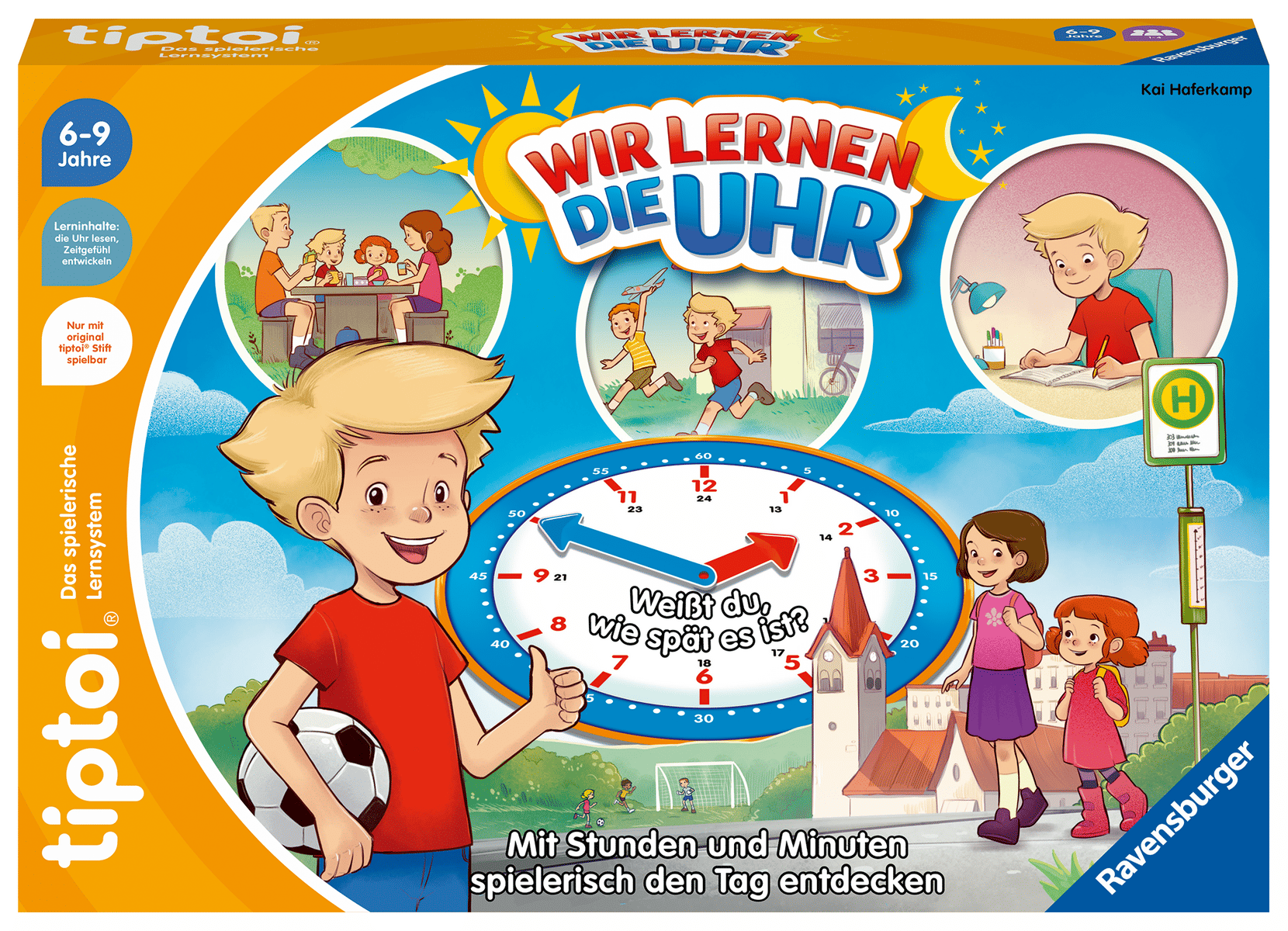 Ravensburger - Ravensburger – tiptoi Wir lernen die Uhr Lernspiel Ravensburger - Ravensburger – tiptoi Wir lernen die Uhr Lernspiel
