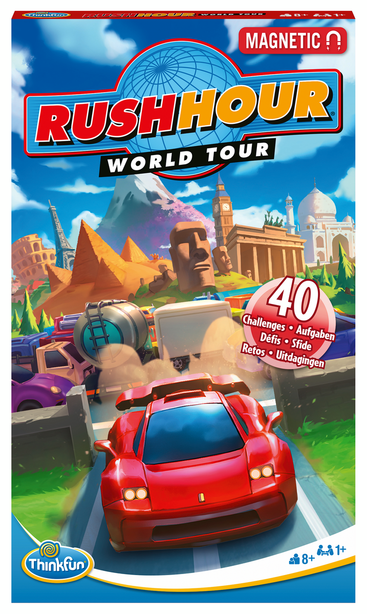Ravensburger - Rush Hour World Tour Reise-Knobelspiel Ravensburger - Rush Hour World Tour Reise-Knobelspiel