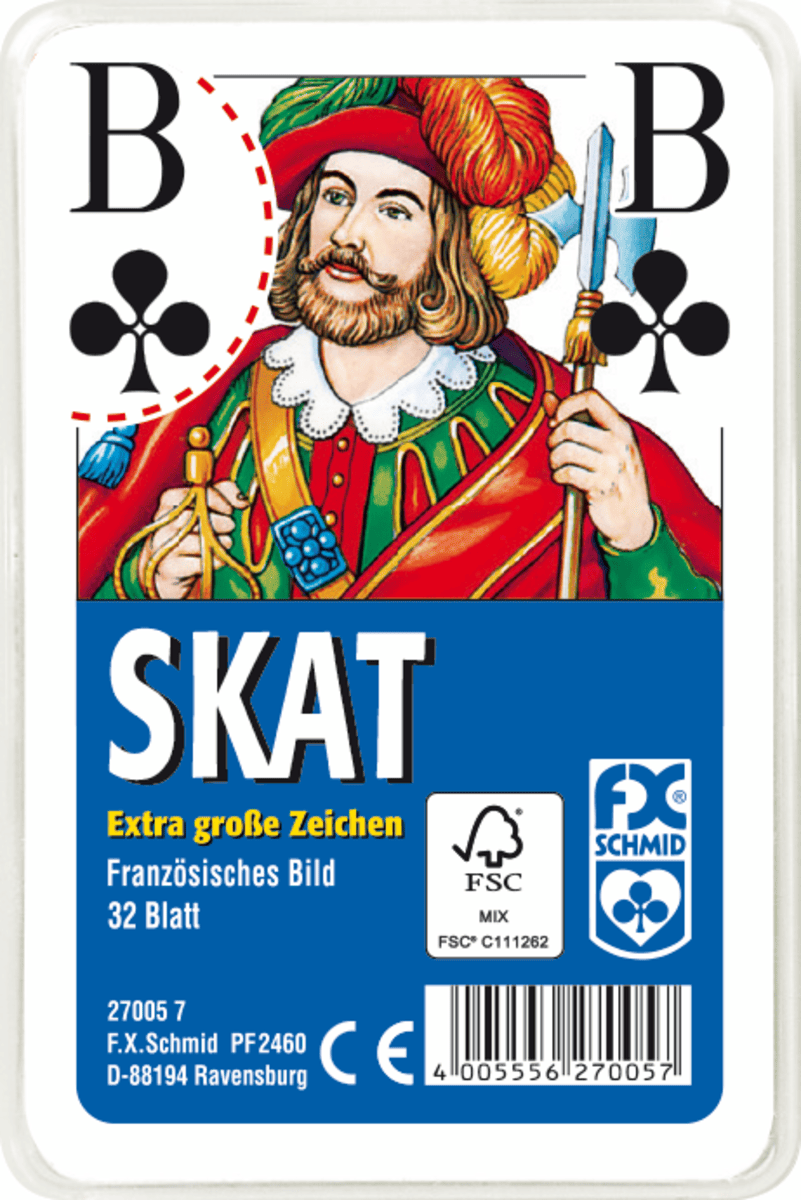 Ravensburger - Skat,franz.Bild, gr.Eckz. Ravensburger - Skat,franz.Bild, gr.Eckz.