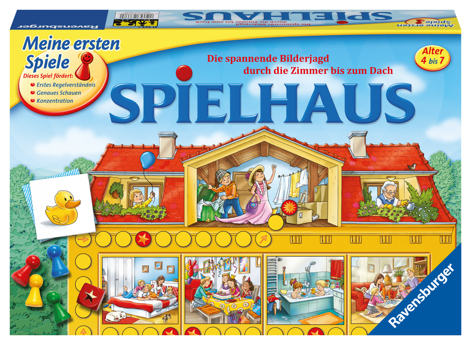 Ravensburger - Spielhaus - Kinderspiel ab 4 Jahren Ravensburger - Spielhaus - Kinderspiel ab 4 Jahren