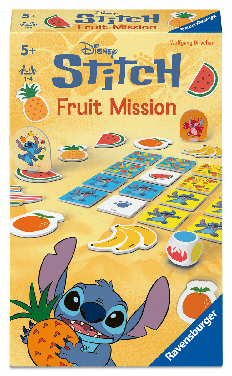 Ravensburger - Disney Stitch Fruit Mission - Reisespiel ab 5 Jahre Ravensburger - Disney Stitch Fruit Mission - Reisespiel ab 5 Jahre