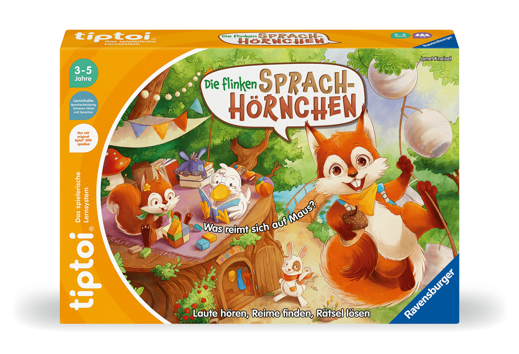 Ravensburger - Tiptoi-Lernspiel Die flinken Sprach-Hörnchen Ravensburger - Tiptoi-Lernspiel Die flinken Sprach-Hörnchen