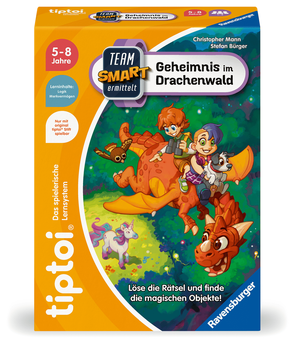 Ravensburger - Tiptoi-Logikspiel Team SMART - Geheimnis im Drachenwald Ravensburger - Tiptoi-Logikspiel Team SMART - Geheimnis im Drachenwald