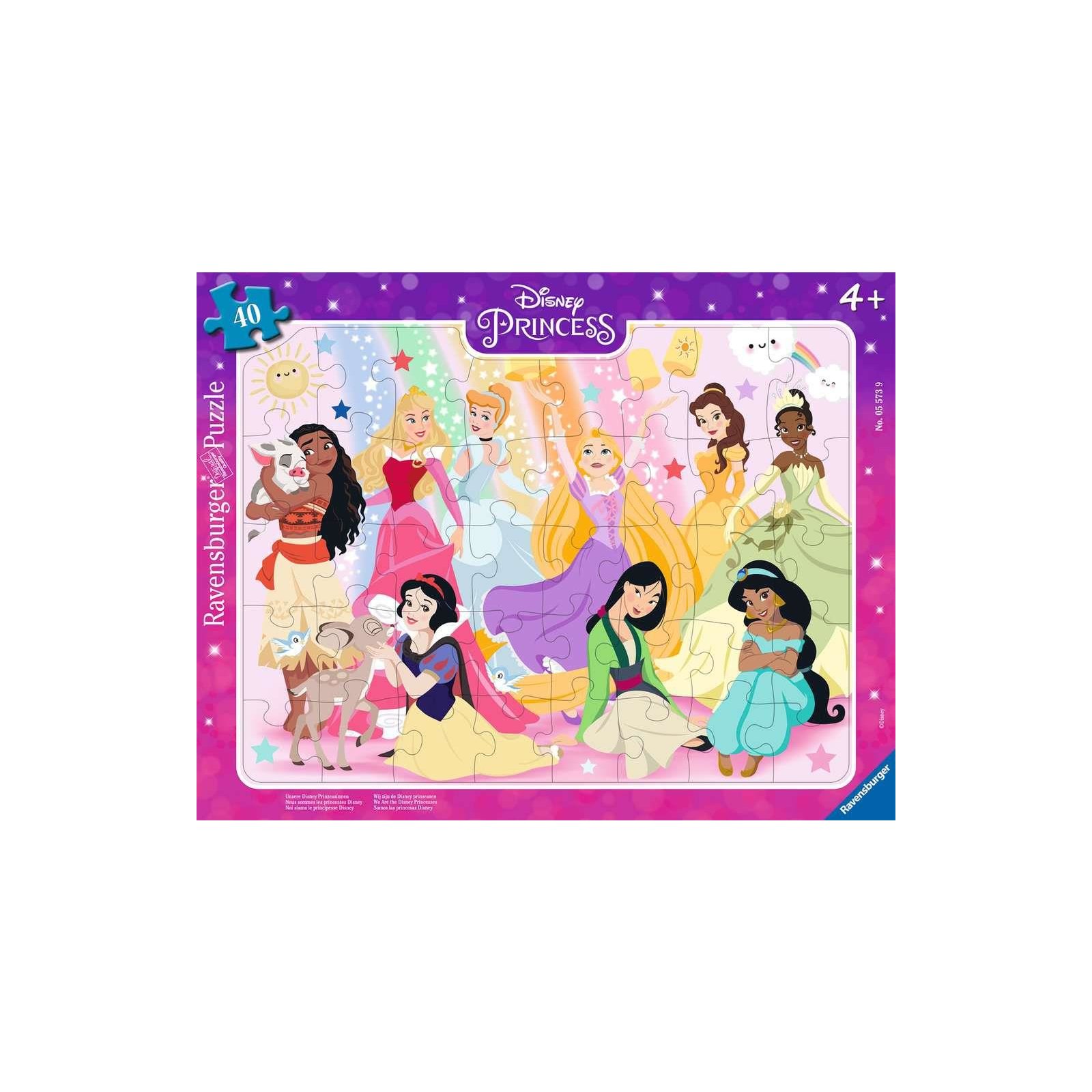 Ravensburger - Unsere Disney Prinzessinnen RAHMENPUZZLE (40 TEILE)