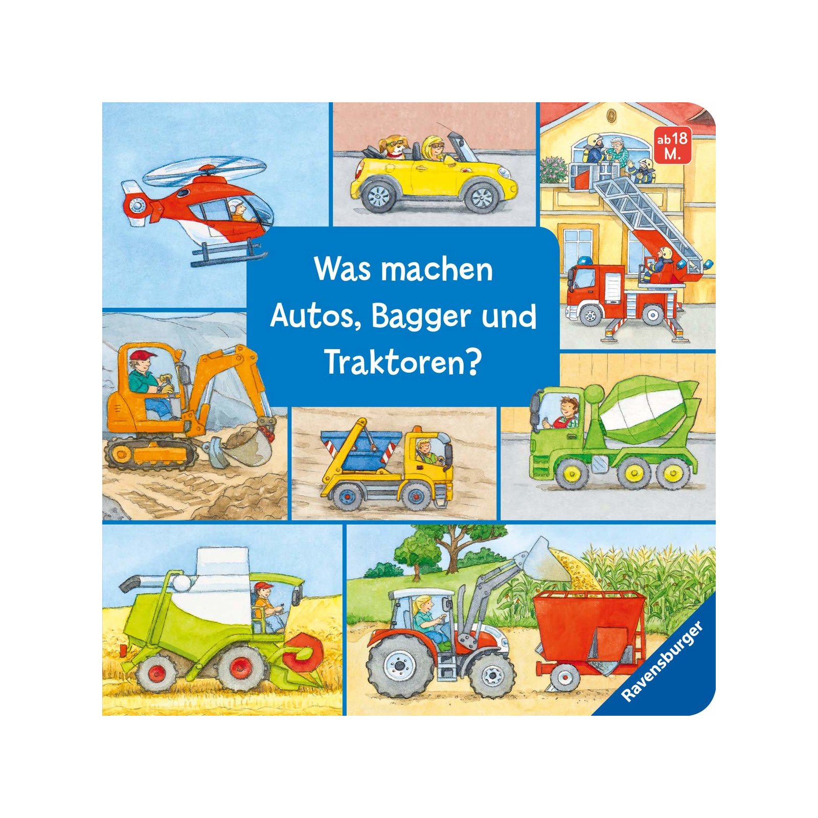 Ravensburger - Was machen Autos, Bagger und Traktoren?