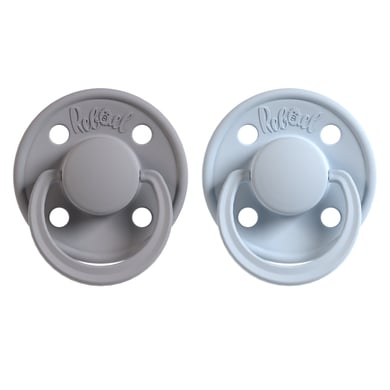 Rebael Schnuller 2er-Pack 0-6 M Mono Pewter/Tiny Sky von Rebael