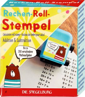 Rechen-Roll-Stempel - Addition & Subtraktion Bunte Geschenke Rechen-Roll-Stempel - Addition & Subtraktion Bunte Geschenke