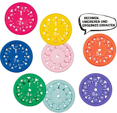 Rechenkreisel - Bunte Geschenke Rechenkreisel - Bunte Geschenke