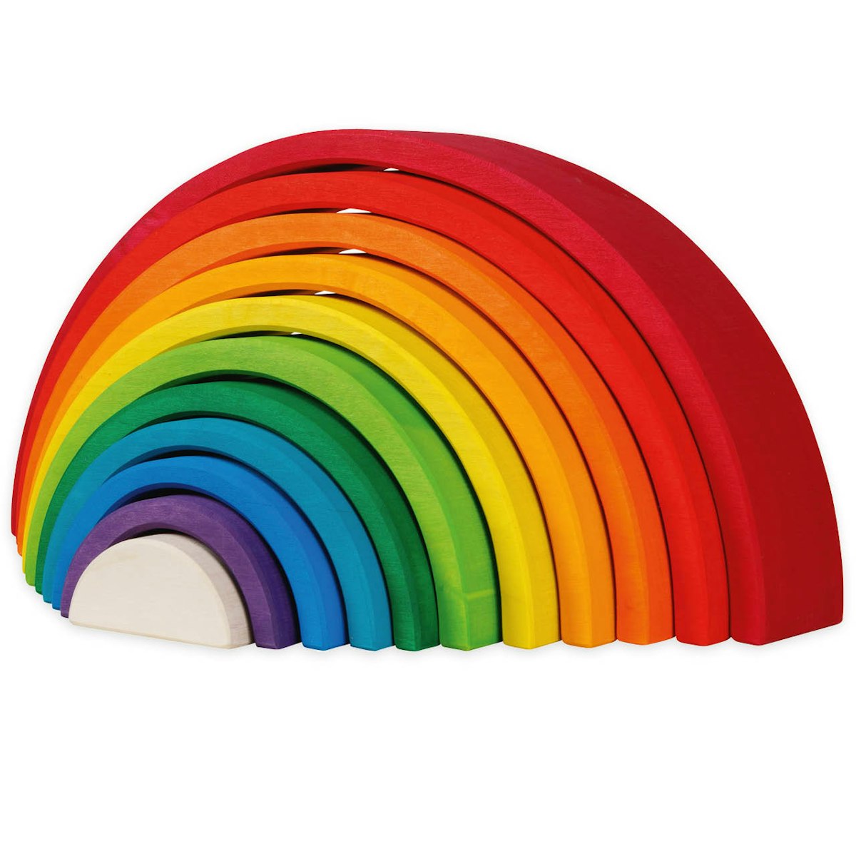 Regenbogen Bausteine 11 teilig 33,5 cm Regenbogen Bausteine 11 teilig 33,5 cm