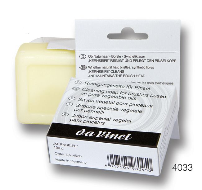 Reinigungsseife für Pinsel 100g Da Vinci Pinsel Seife Reinigung DV 4033 Reinigungsseife für Pinsel 100g Da Vinci Pinsel Seife Reinigung DV 4033