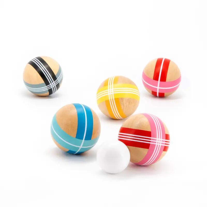 Remember - Boccia / farbig mit Holzkugeln Remember - Boccia / farbig mit Holzkugeln