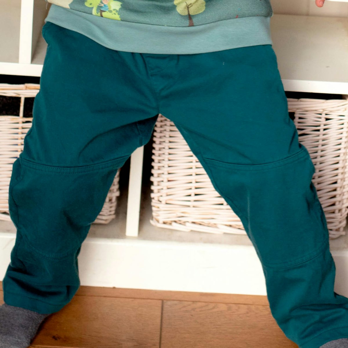 Robuste Webhose gefüttert smaragdgrün 104 Robuste Webhose gefüttert smaragdgrün 104