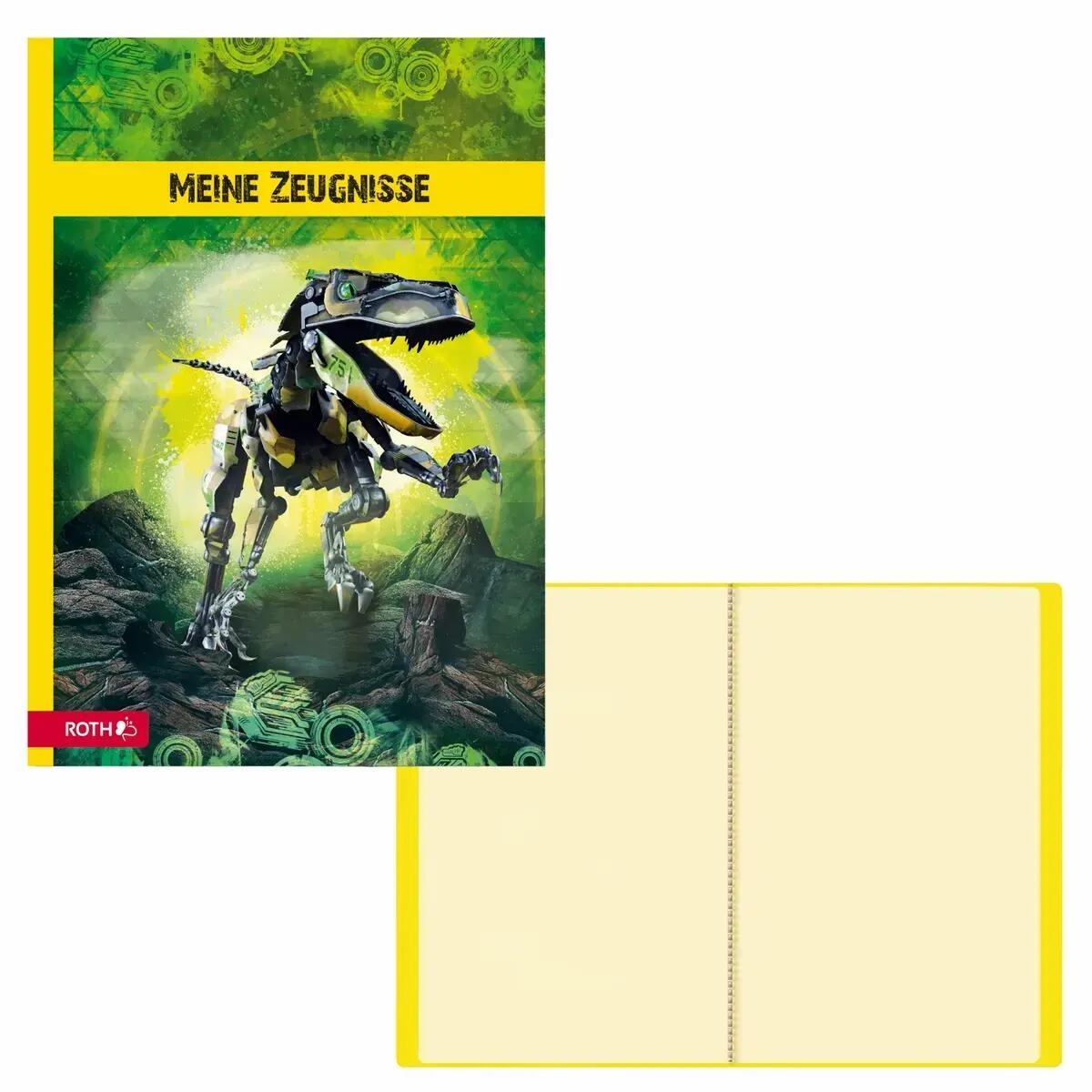 Roth Zeugnismappe Robo-Rex DIN A4 Roth Zeugnismappe Robo-Rex DIN A4