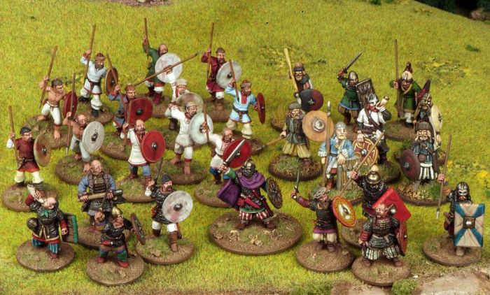 SAGA Heidnische Rus Starter (4 Punkte) Warband Studio Tomahawk Gripping Beast