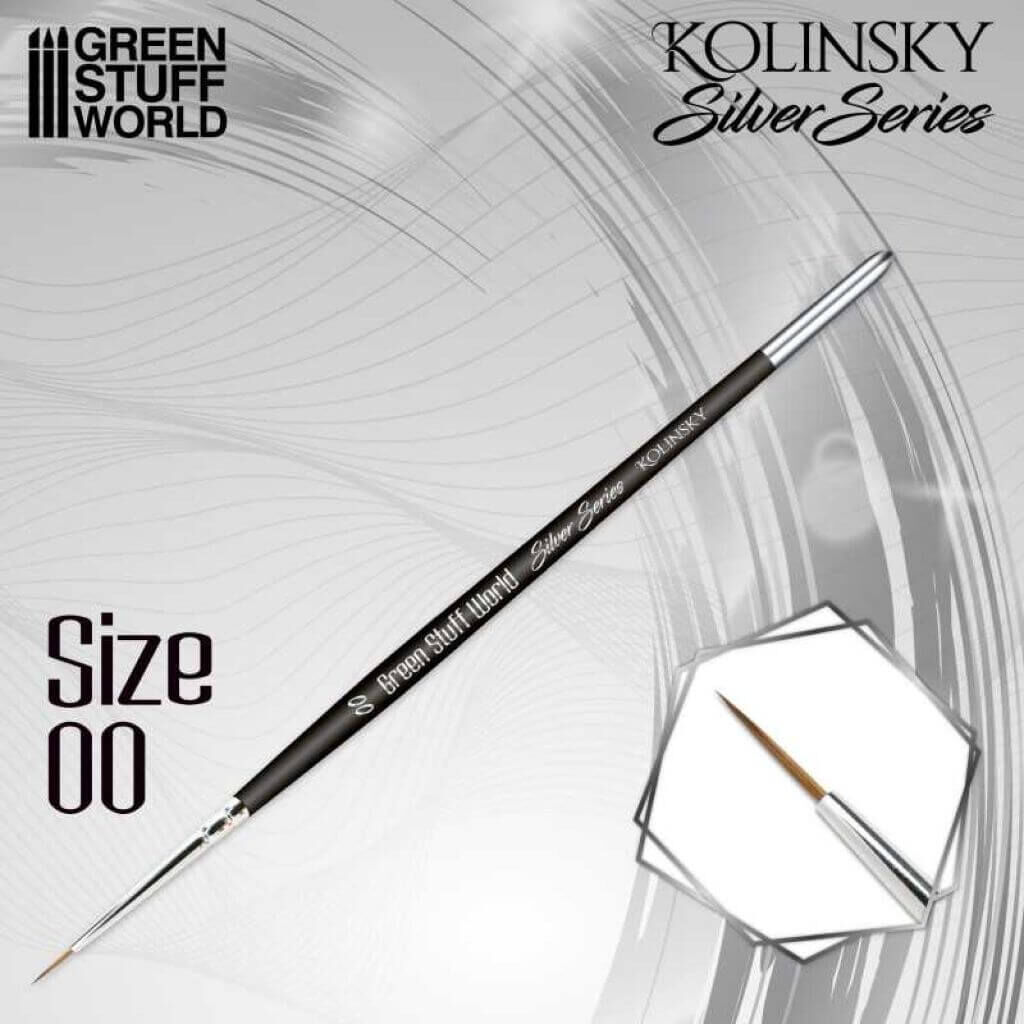 SILVER SERIES Kolinsky Pinsel - Größe 00 SILVER SERIES Kolinsky Pinsel - Größe 00