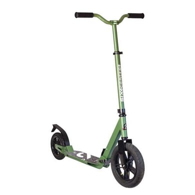 SIX DEGREES Aluminium Scooter All Terrain 300/205 mm olivgrün von SIX DEGREES