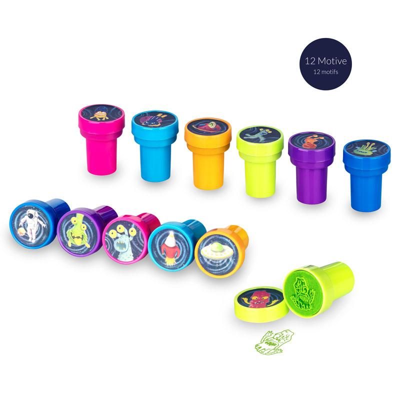 SPACE ADVENTURE Stempel selbstfärbendes Stempelkissen 2,5x2,5x3,5cm Grün Grün Spielzeug + Gadgets SPACE ADVENTURE Stempel selbstfärbendes Stempelkissen 2,5x2,5x3,5cm Grün Grün Spielzeug + Gadgets