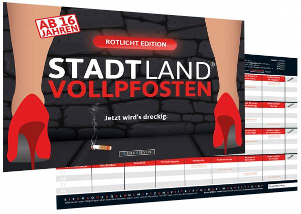 STADT LAND VOLLPFOSTEN - ROTLICHT EDITION (DinA4-Format)