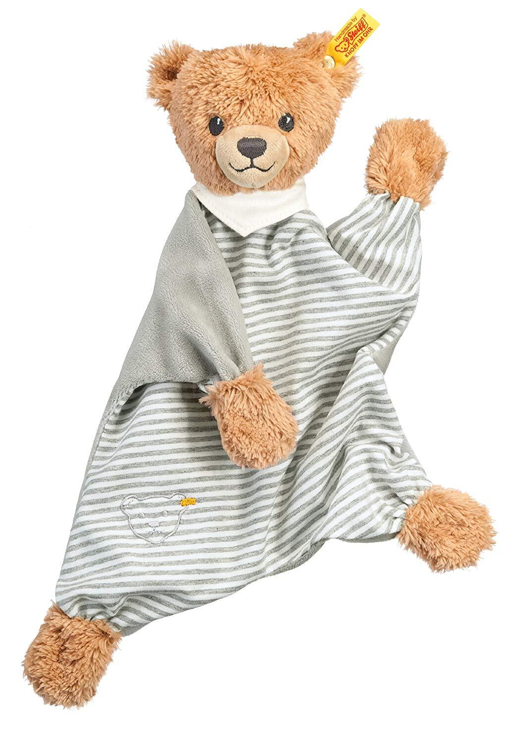 STEIFF Schlaf gut Bär Schmusetuch 30 grau STEIFF Schlaf gut Bär Schmusetuch 30 grau