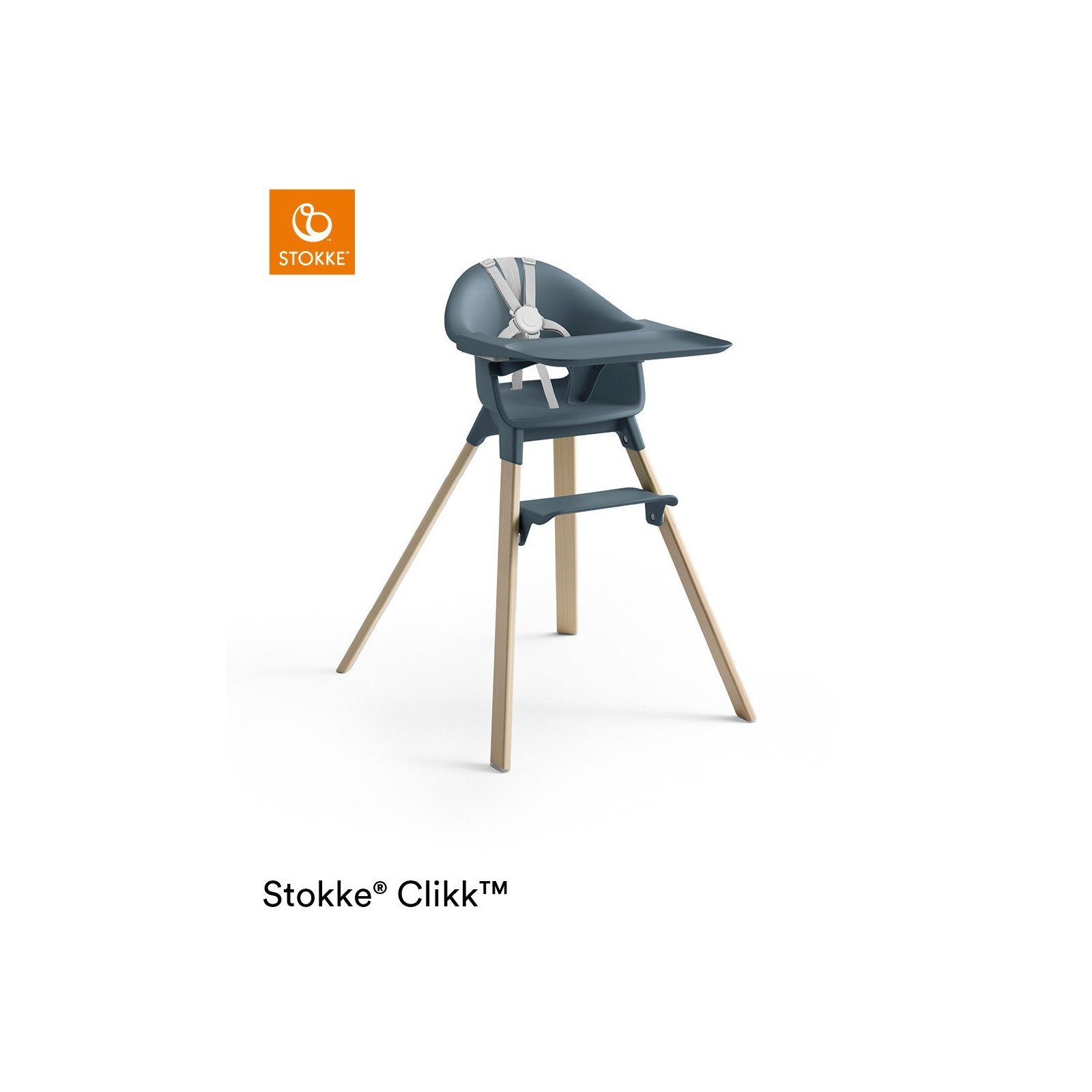 STOKKE - CLIKK™ Hochstuhl FJORD-BLUE