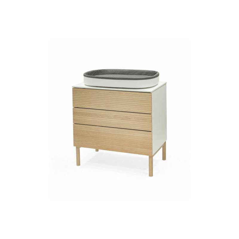 STOKKE - SLEEPI™ - Wickeltisch Dresser mit Wickelauflage Changer NATUR