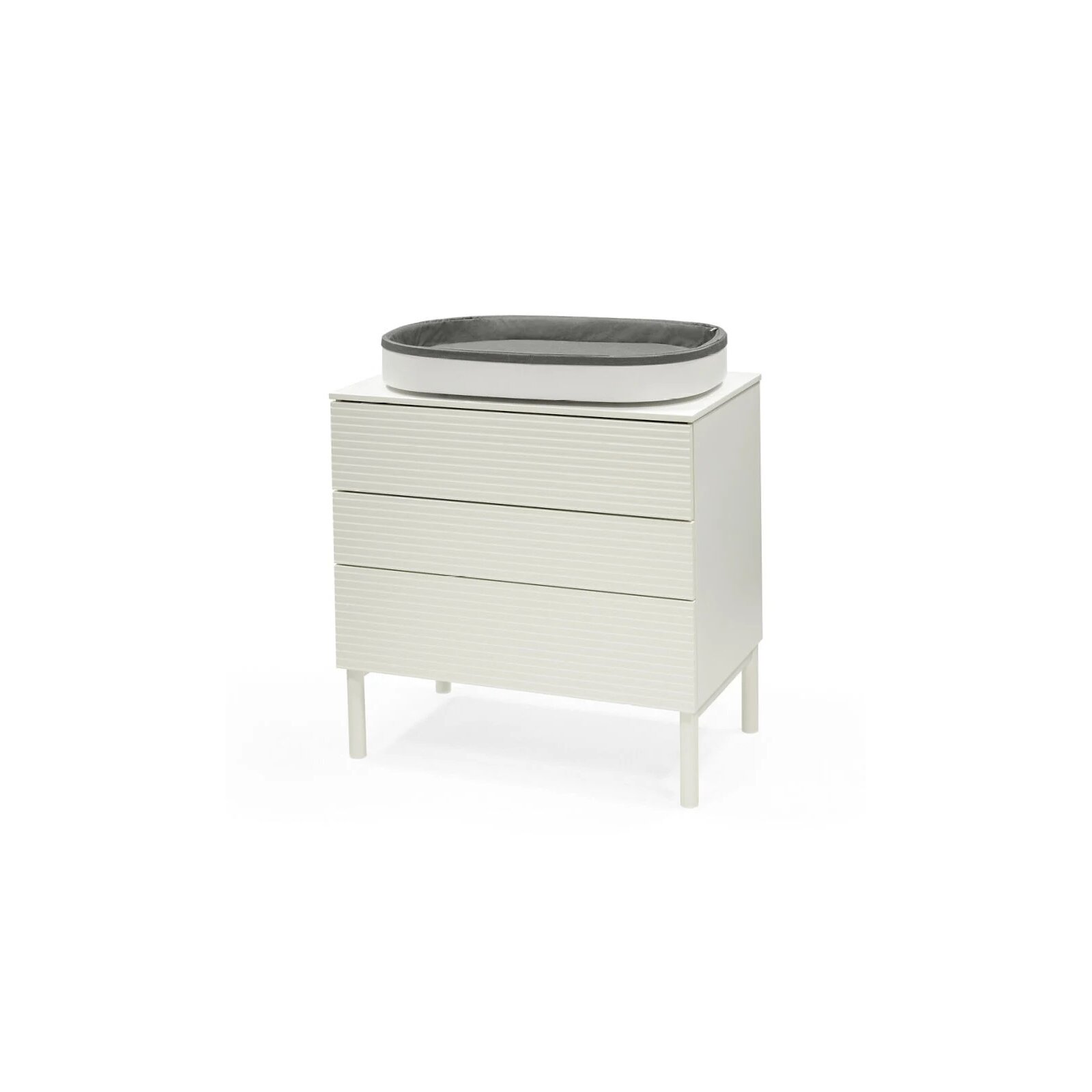 STOKKE - SLEEPI™ - Wickeltisch Dresser mit Wickelauflage Changer WHITE