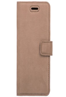 Samsung Galaxy A6 Plus (2018)- Surazo® Phone Case Genuine Leather- Nubuck Beige