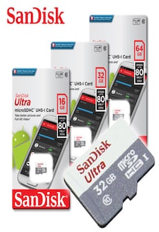 SanDisk Ultra - micro SD HC Flash Memory Card 80MB Class 10 128 GB