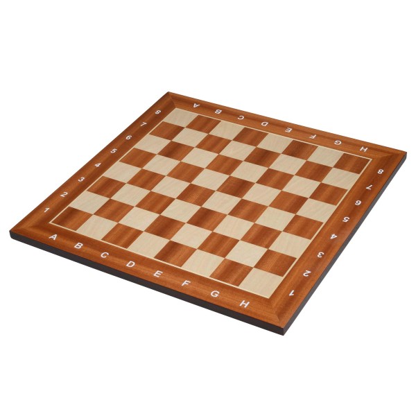 Schachbrett Madrid, Feld 40 mm, mit Randbeschriftung Schachbrett Madrid, Feld 40 mm, mit Randbeschriftung