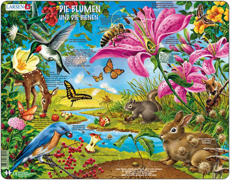 Schaupuzzle - Bienen und Blumen Schaupuzzle - Bienen und Blumen