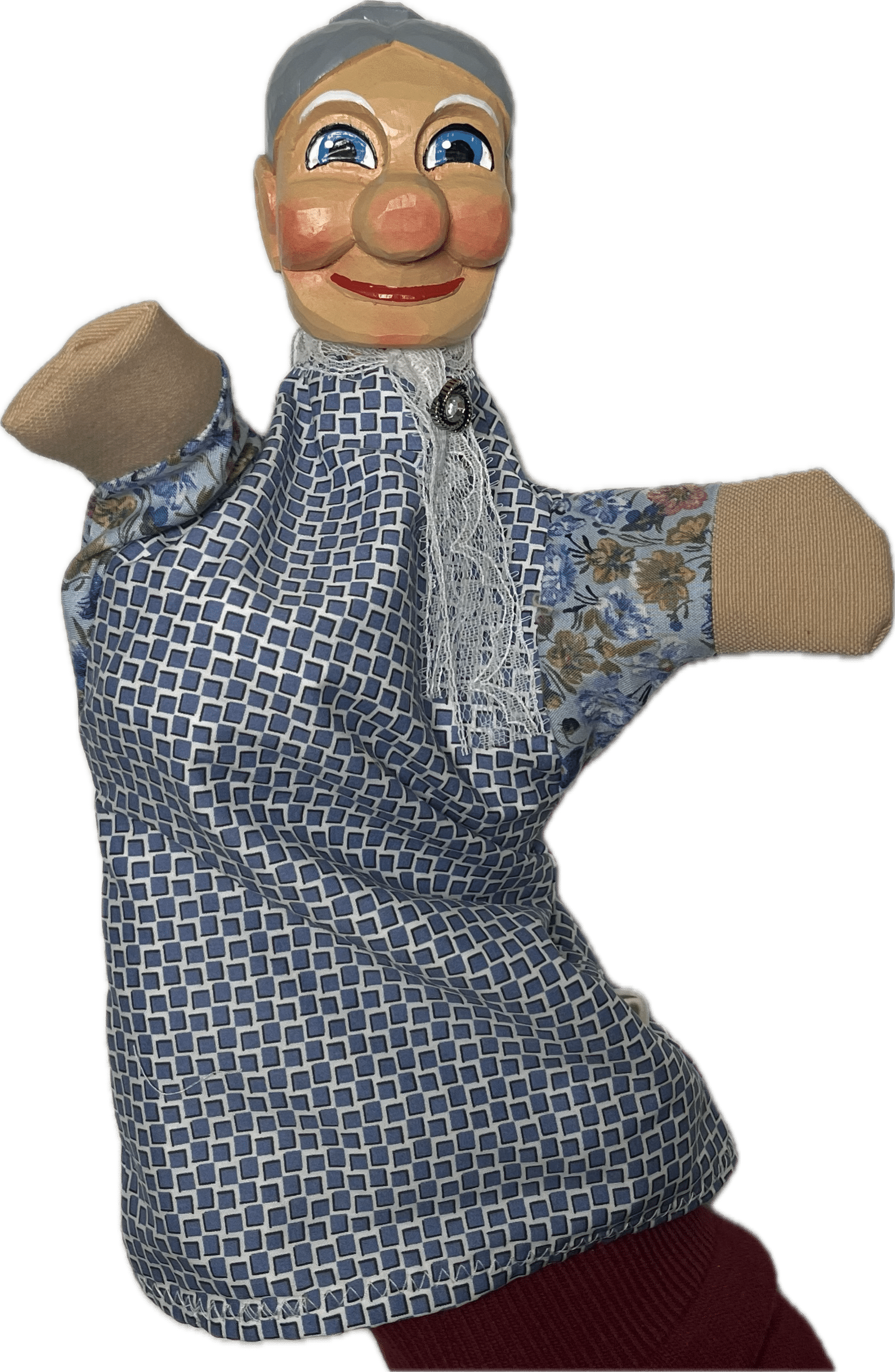 Scheithauer - Handpuppe Großmutter, Holz handgeschnitzt n. Art d. Hohnsteiner Scheithauer - Handpuppe Großmutter, Holz handgeschnitzt n. Art d. Hohnsteiner