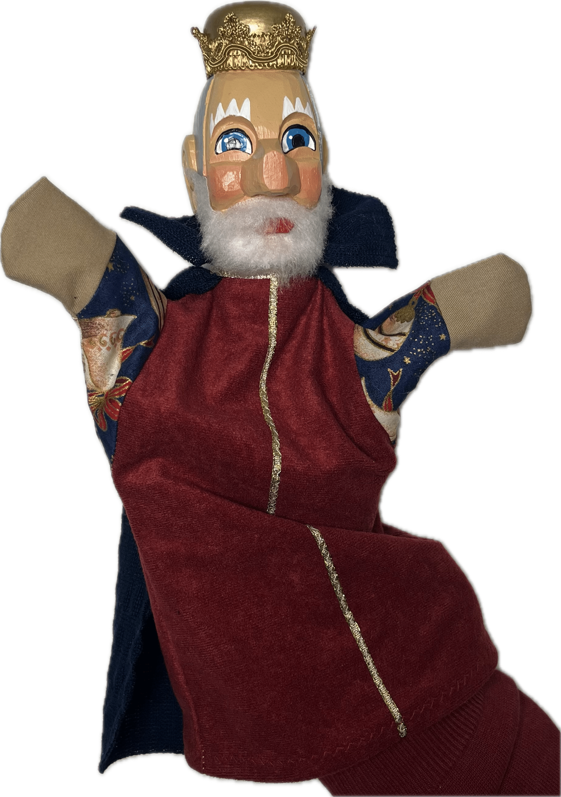 Scheithauer - Handpuppe König, Holz handgeschnitzt n. Art d. Hohnsteiner Scheithauer - Handpuppe König, Holz handgeschnitzt n. Art d. Hohnsteiner