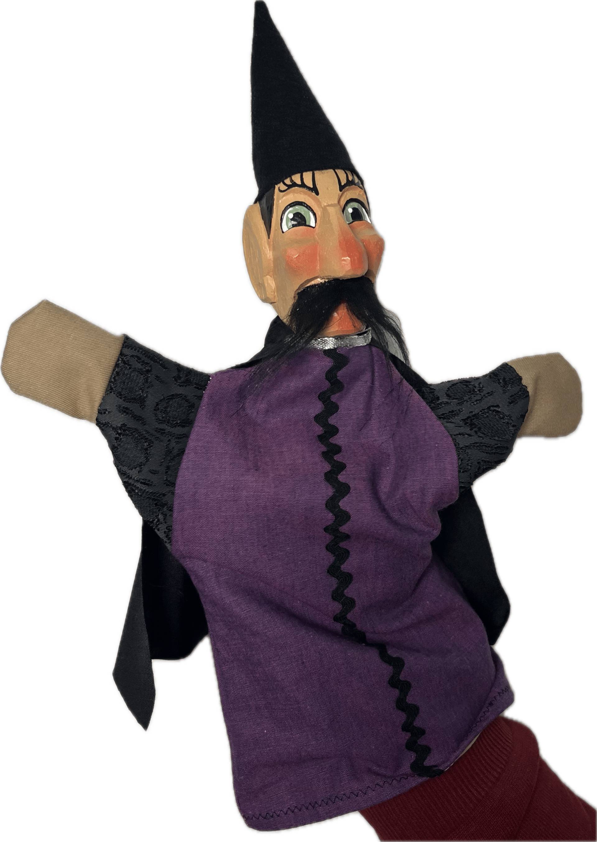 Scheithauer - Handpuppe Zauberer, Holz handgeschnitzt n. Art d. Hohnsteiner Scheithauer - Handpuppe Zauberer, Holz handgeschnitzt n. Art d. Hohnsteiner