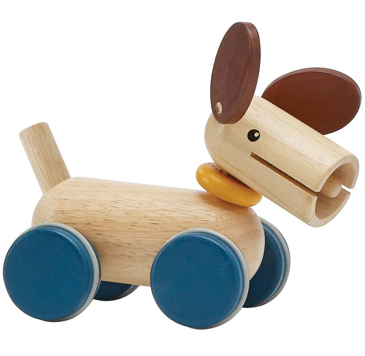 Schiebstab und Nachziehtier Hund für Kinder ab 1 Jahr Schiebstab und Nachziehtier Hund für Kinder ab 1 Jahr