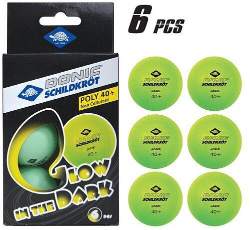 Schildkröt Funsports - Tischtennis Ball Glow in the Dark, Poly 40+, 6 Stk. Schildkröt Funsports - Tischtennis Ball Glow in the Dark, Poly 40+, 6 Stk.