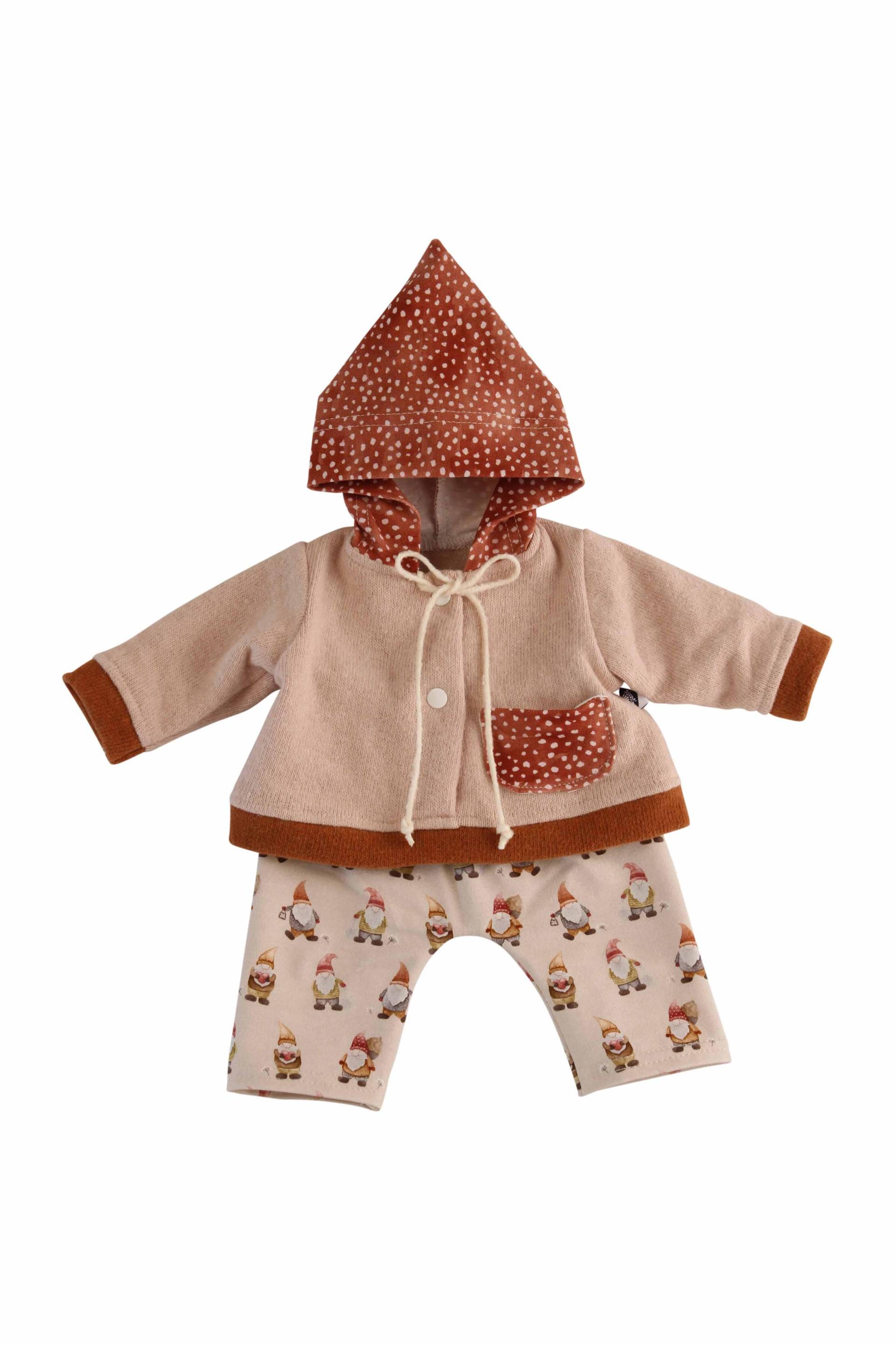 Schildkröt Puppen - Kleidung 45cm Pulli rosa und Hose mit Wichteln Schildkröt Puppen - Kleidung 45cm Pulli rosa und Hose mit Wichteln