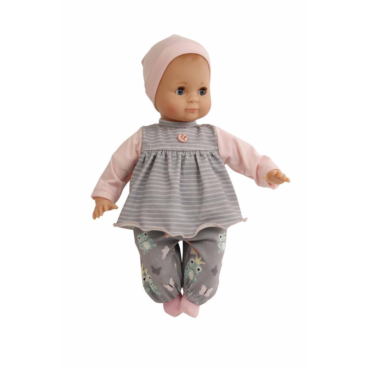 Schildkröt Puppen - Schlummerle, 32cm, Malhaar, Hose mit Fröschen Schildkröt Puppen - Schlummerle, 32cm, Malhaar, Hose mit Fröschen